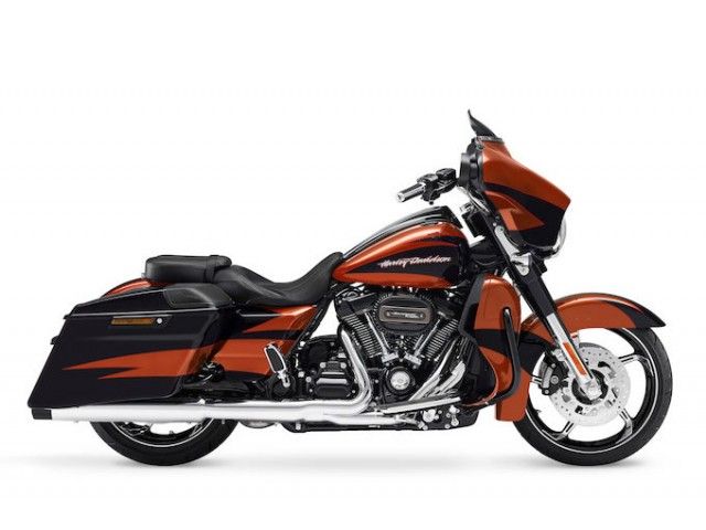 2017年 CVO FLHXSE Street Glide サンバーストオレンジ/スターファイヤーブラック(カタログメイン)