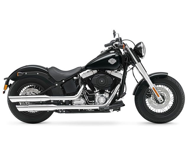 2012年 FLS Softail Slim ビビッドブラック(カタログメイン)