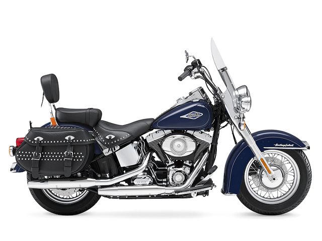 2012年 FLSTC Heritage Softail Classic ビッグブルーパール(カタログメイン)