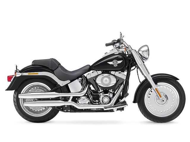 2012年 FLSTF Fatboy ビビッドブラック(カタログメイン)