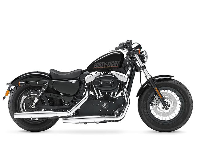 2012年 XL1200X Forty-Eight ビビッドブラック(カタログメイン)