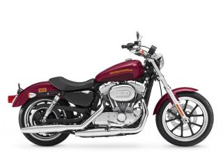 2015年 XL883L Super Lowミステリアスレッドサングロ/ブラッケンドカイエンサングロ