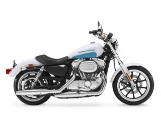 2017年 XL883L Super Lowクラッシュドアイスパール/フロステッドティールパール