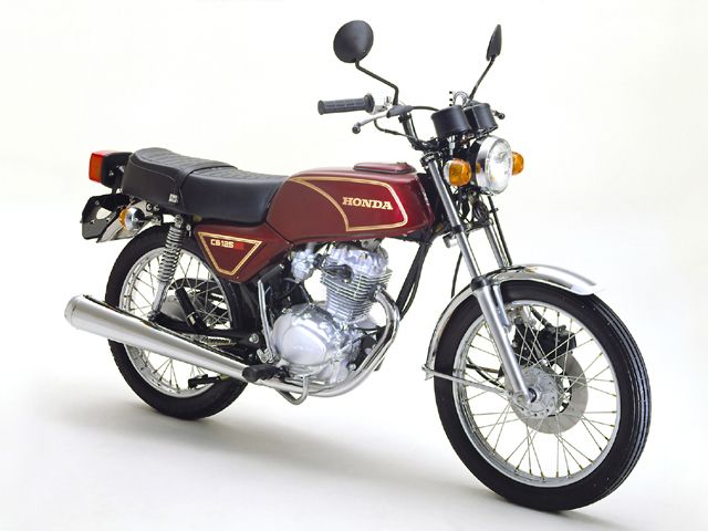 1981年 CB125JX レッド(カタログメイン)