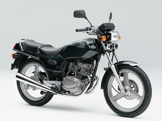 1998年 CB125T カニンガムグリーンメタリック(カタログメイン)