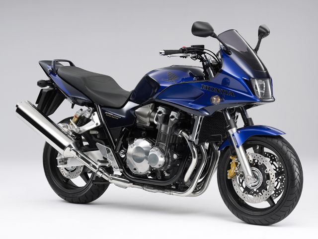 2008年 CB1300 SUPER BOL D'OR ABS パールコロナドブルー/サハラブルーメタリック(カタログメイン)