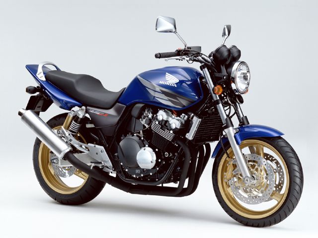 2003年 CB400 SUPER FOUR HYPER VTEC Ⅲ キャンディタヒチアンブルー(スタンダードカラー)(カタログメイン)