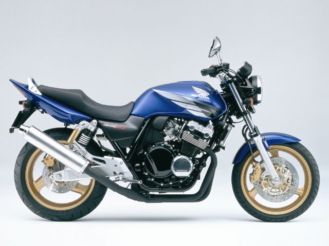 2005年 CB400 SUPER FOUR HYPER VTEC Ⅲ キャンディタヒチアンブルー(スタンダードカラー)(カタログメイン)