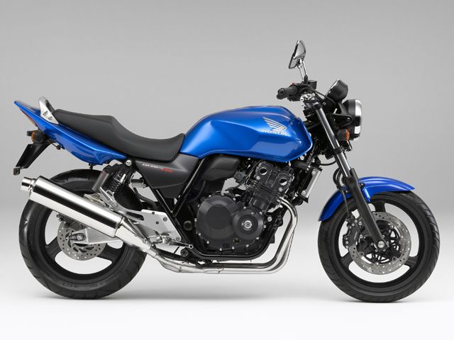 2010年 CB400 SUPER FOUR HYPER VTEC Revo グリントウェーブブルーメタリック(カタログメイン)