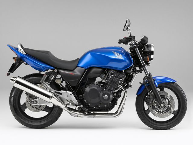 2010年 CB400 SUPER FOUR HYPER VTEC Revo ABS グリントウェーブブルーメタリック(カタログメイン)