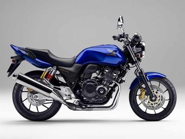2014年 CB400 SUPER FOUR HYPER VTEC Revo アトモスフィアブルーメタリック(カタログメイン)
