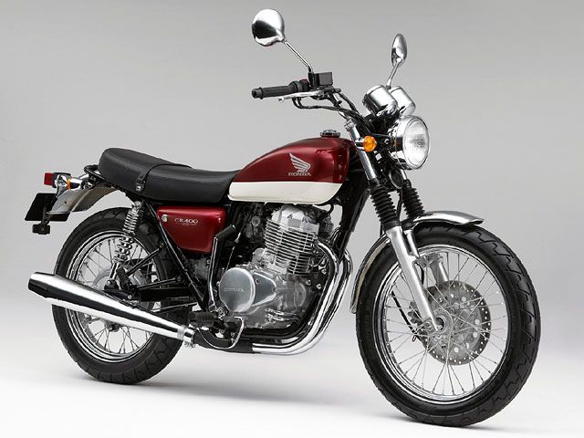 2006年 CB400SS キャンディーグローリーレッド/クラシカルホワイト(ツートーンタイプ)(カタログメイン)