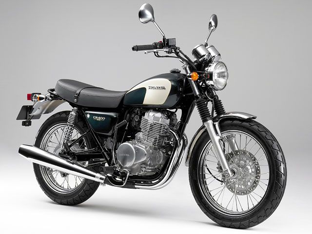 2007年 CB400SS タスマニアグリーンメタリック(ツートーンタイプ)(カタログメイン)