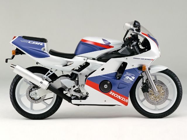 1990年 CBR250RR ホワイト/ブルー(カタログメイン)