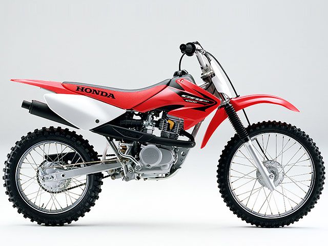2005年 CRF100F エクストリームレッド(カタログメイン)