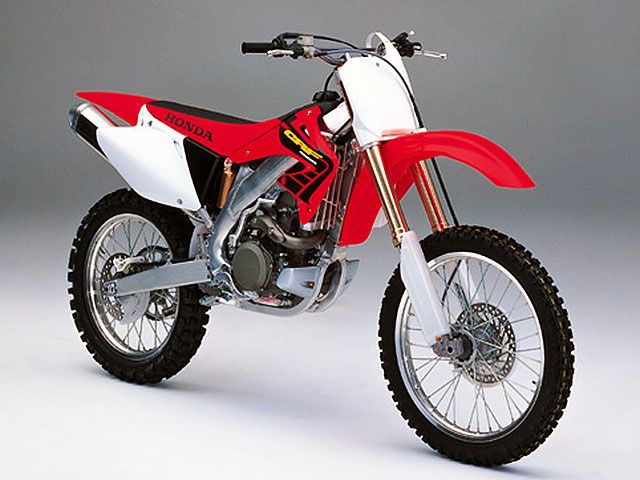 2002年 CRF450R エクスプロージョンレッド(カタログメイン)