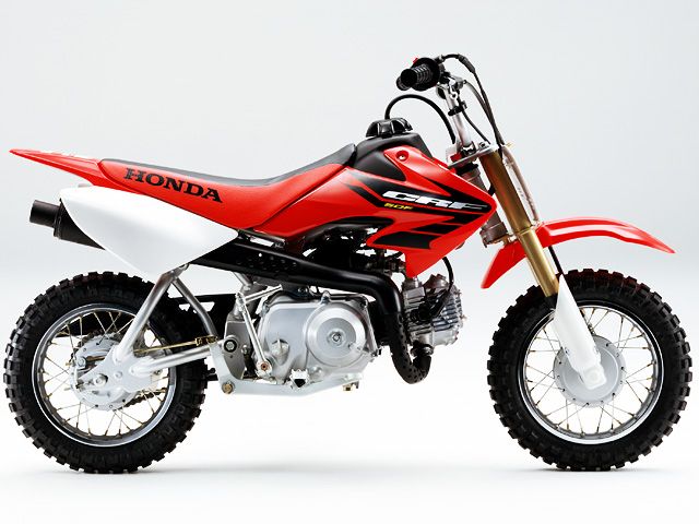 2004年 CRF50F エクストリームレッド(カタログメイン)