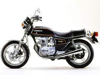 1980年 HAWK CB250T（サイドビュー）