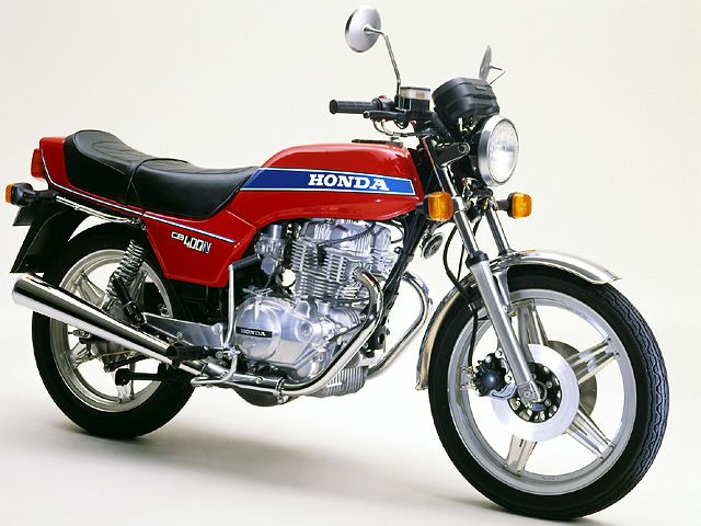 1978年 HAWKⅢ CB400N レッド(カタログメイン)