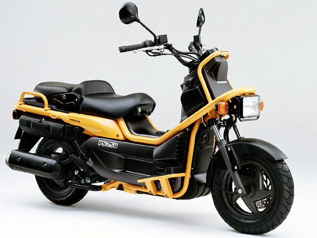 2004年 PS250 パロットイエロー×マットアクシスグレイメタリック(カタログメイン)