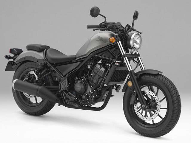 2017年 REBEL 250 ABS マットアーマードシルバーメタリック(カタログメイン)