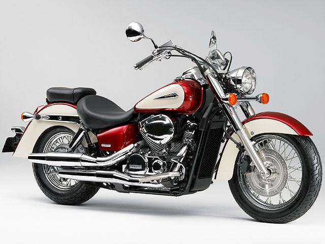 2008年 Shadow 750 キャンディーグローリーレッド×クラシカルホワイト(カタログメイン)