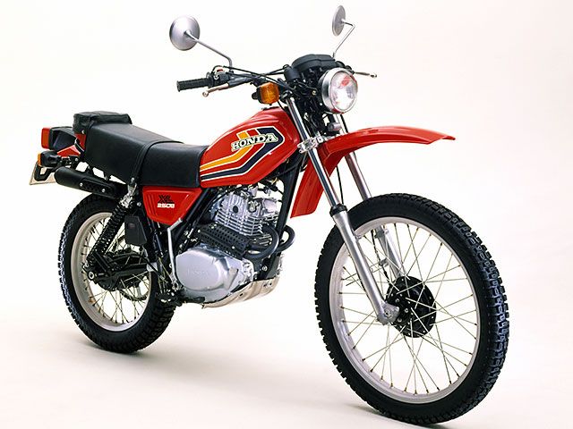 1978年 XL250S レッド(カタログメイン)