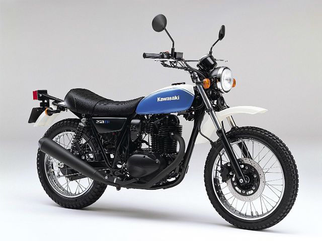 2008年 250TR メタリックコメットブルー×ポーラホワイト(限定色)(カタログメイン)