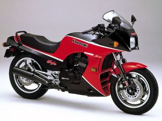 1985年 GPZ900R Ninjaエボニー×ファイアクラッカーレッド(US仕様)