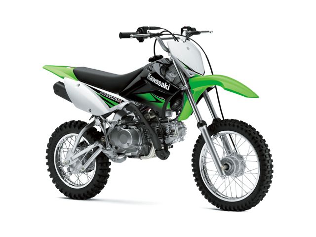 2010年 KLX110L ライムグリーン(カタログメイン)