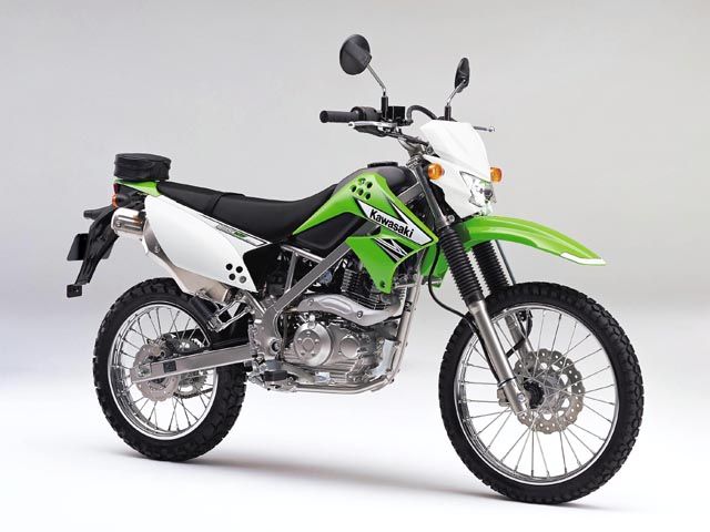 2011年 KLX125 ライムグリーン(カタログメイン)