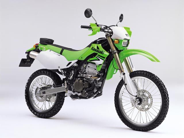 2007年 KLX250 ライムグリーン(カタログメイン)