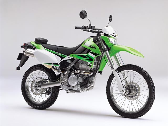 2008年 KLX250 ライムグリーン(カタログメイン)
