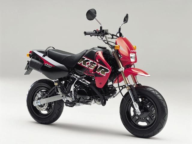 2007年 KSR110 ファイアクラッカーレッド(カタログメイン)
