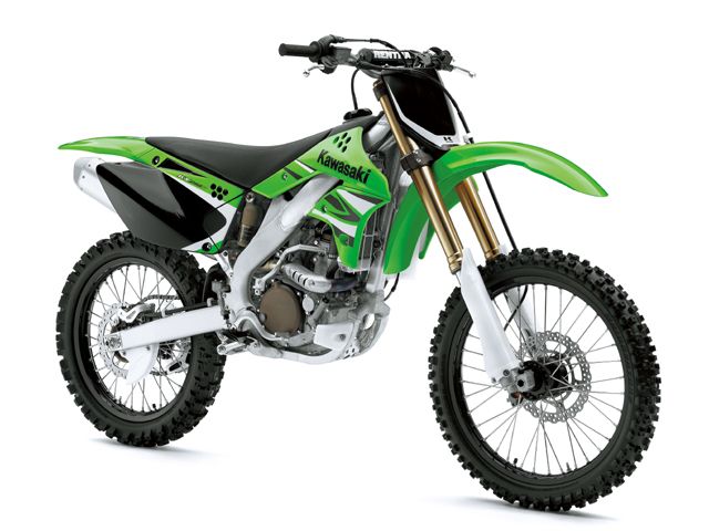 2008年 KX250F ライムグリーン(カタログメイン)