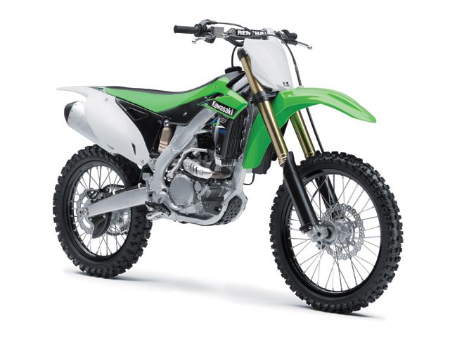 2014年 KX250F ライムグリーン(カタログメイン)