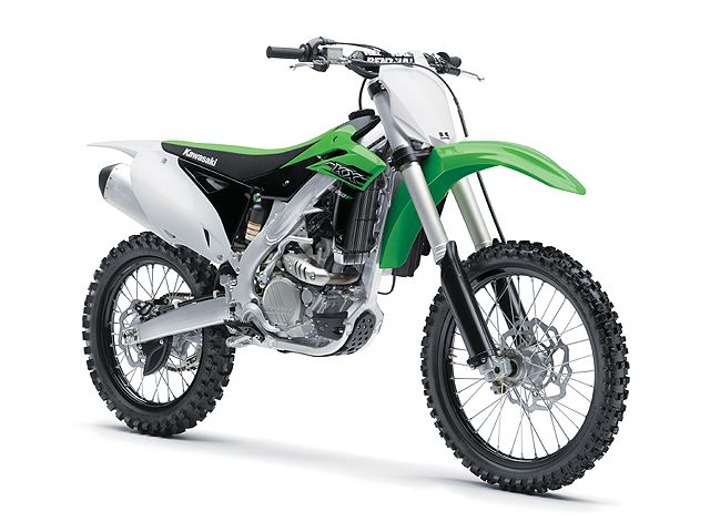 2015年 KX250F ライムグリーン(カタログメイン)