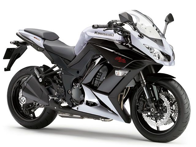 2013年 Ninja 1000 ABS パールスターダストホワイト×メタリックスパークブラック(カタログメイン)