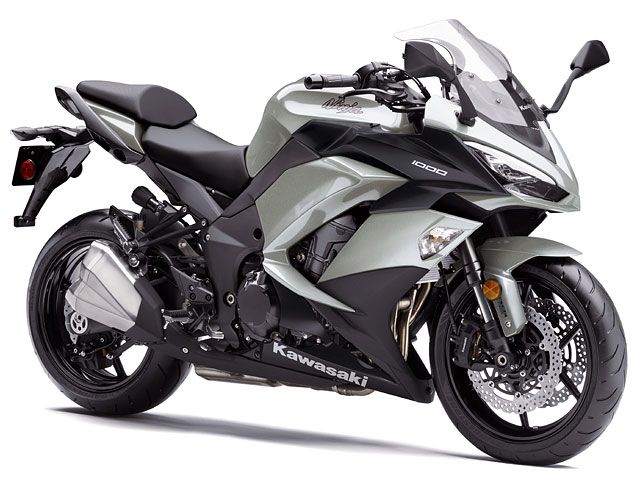 2018年 Ninja 1000 メタリックマットフュージョンシルバー×メタリックフラットスパークブラック(カタログメイン)