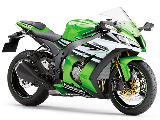 2015年 Ninja ZX-10R Special Edition ライムグリーン×パールスターダストホワイト(カタログメイン)