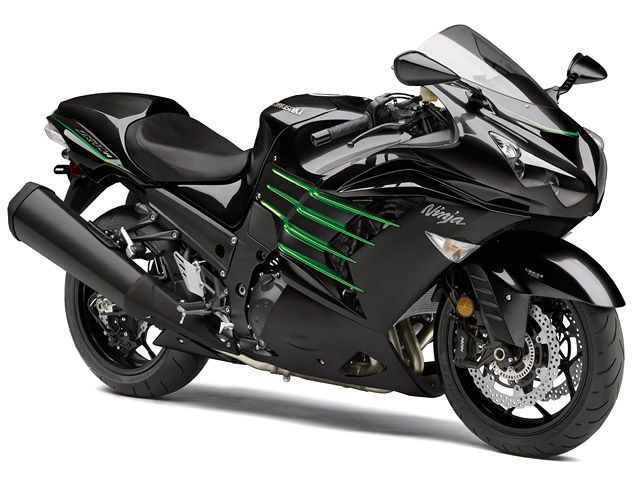 2017年 Ninja ZX-14R ABS メタリックスパークブラック×ゴールデンブレイズドグリーン(USA仕様)(カタログメイン)