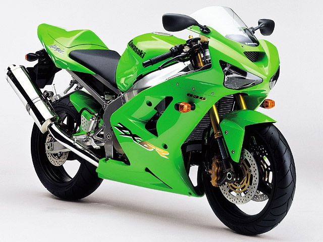 2003年 Ninja ZX-6R ライムグリーン(カタログメイン)