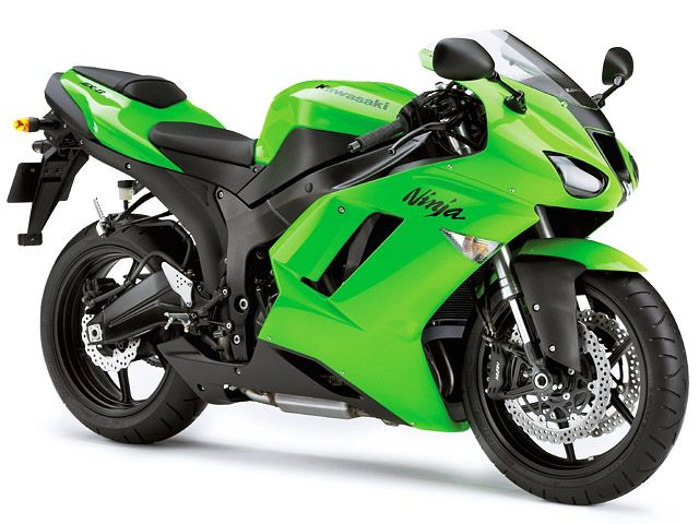 2007年 Ninja ZX-6R LIME GREEN(カタログメイン)