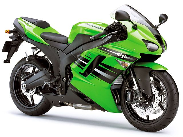 2008年 Ninja ZX-6R ライムグリーン(カタログメイン)
