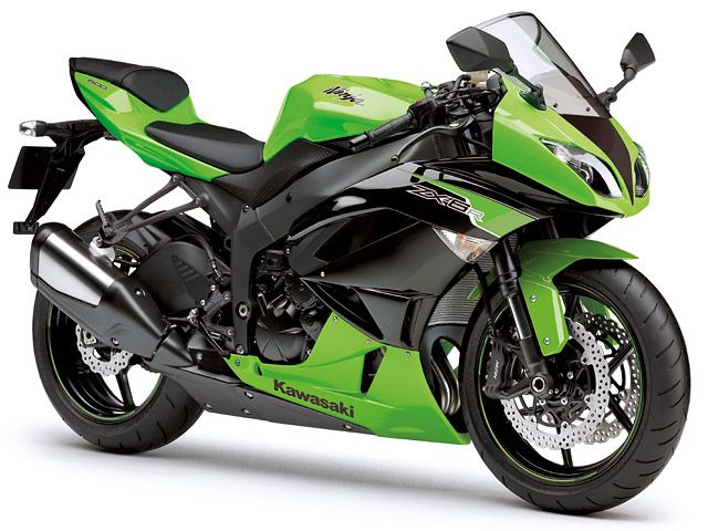 2012年 Ninja ZX-6R ライムグリーン×メタリックスパークブラック(欧州仕様)(カタログメイン)
