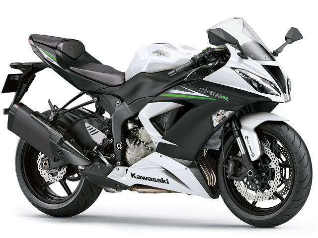 2015年 Ninja ZX-6R ABS パールクリスタルホワイト×フラットエボニー(欧州仕様)(カタログメイン)
