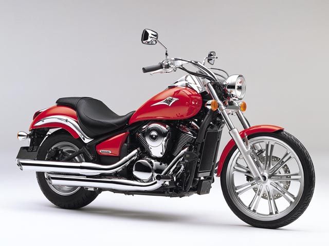 2008年 VULCAN 900 Custom パッションレッド(カタログメイン)