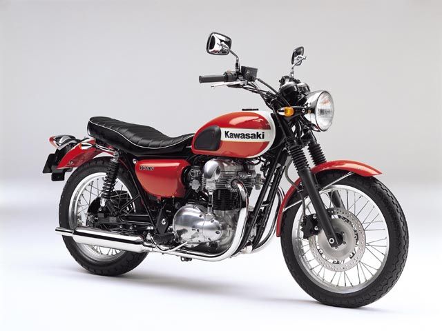2007年 W400 追加カラー 台数限定車 ファイアクラッカーレッド/ポーラホワイト(追加カラー 限定車)(カタログメイン)
