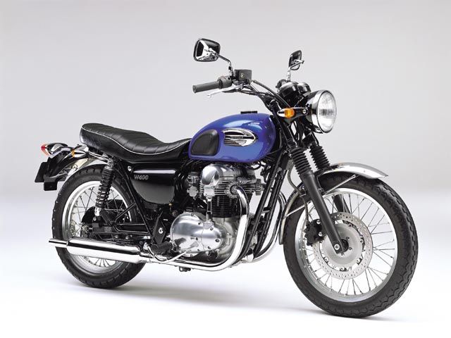 2008年 W400 キャンディプラズマブルー(カタログメイン)