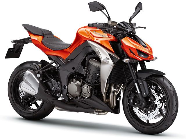 2014年 Z1000 キャンデイバーントオレンジ×メタリックスパークブラック(カタログメイン)